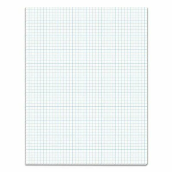 Tops Products TOPS, CROSS SECTION PADS, 5 SQ/IN QUADRILLE RULE, 8.5 X 11, WHITE, 50PK 35051